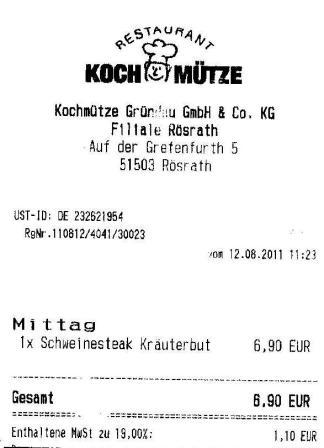 irwk Hffner Kochmtze Restaurant